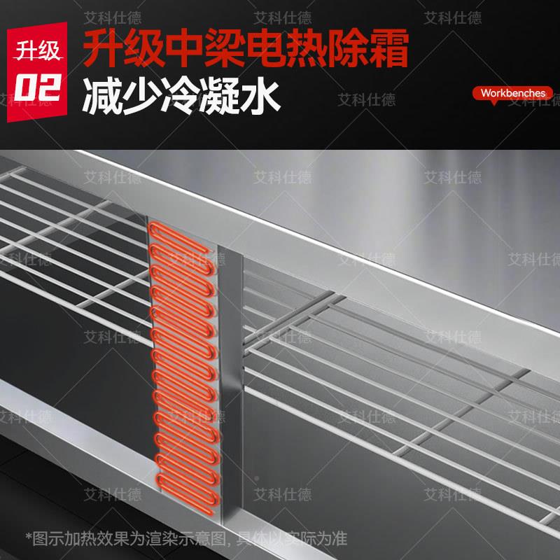 商冷用SWC藏工作台直冷冻厨房锈饭店冰箱不冷钢冰柜保鲜平台雪柜