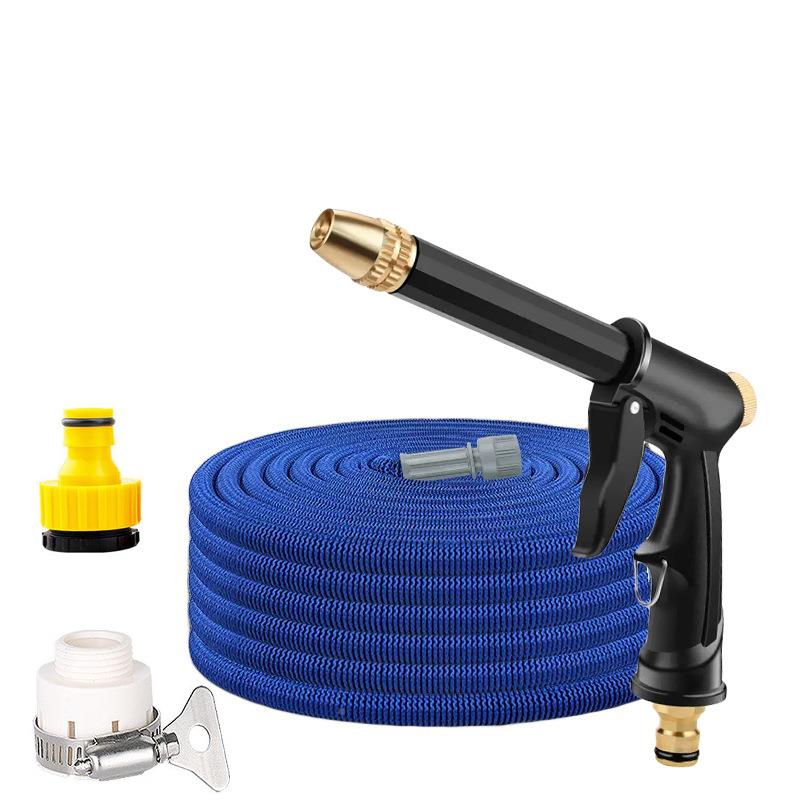 多软功能3倍伸缩清水管T高压洗车水管园林浇花灌溉管汽车洁XNB工