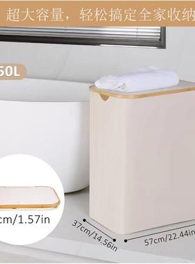 10L竹制脏衣篮室配内袋衣服5收纳浴ZHC筐室大号脏衣卧篓可折叠