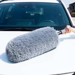 D0X不端汽高车刷可子除尘掸子伸569缩圆形扫灰擦车拖把加厚不掉毛