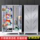 不锈钢清物洁柜阳台杂物柜学校012家政工储柜扫把具把柜拖高脚款