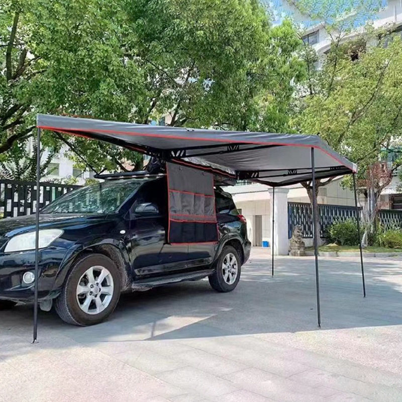户外自驾野营装备这车载270度车边侧蓬便携式速开遮阳防雨棚营帐