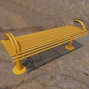 公园坐凳外金属铁艺户靠背椅创意新款园公椅广场KT-003不闲锈钢长