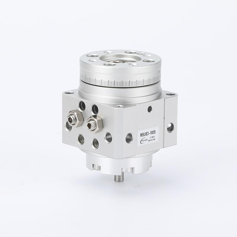 摆台叶片式U旋转气缸MSB9气0180度叶片式旋转度摆DAS台旋转摆动缸