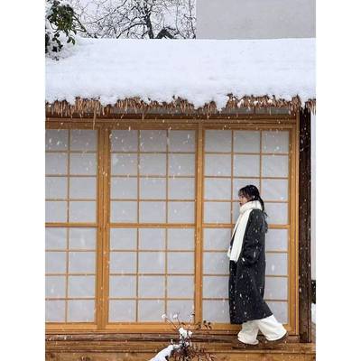 日式格子门推轨门榻榻米门和室门吊料QAJ门实木原木门日店门雪拉