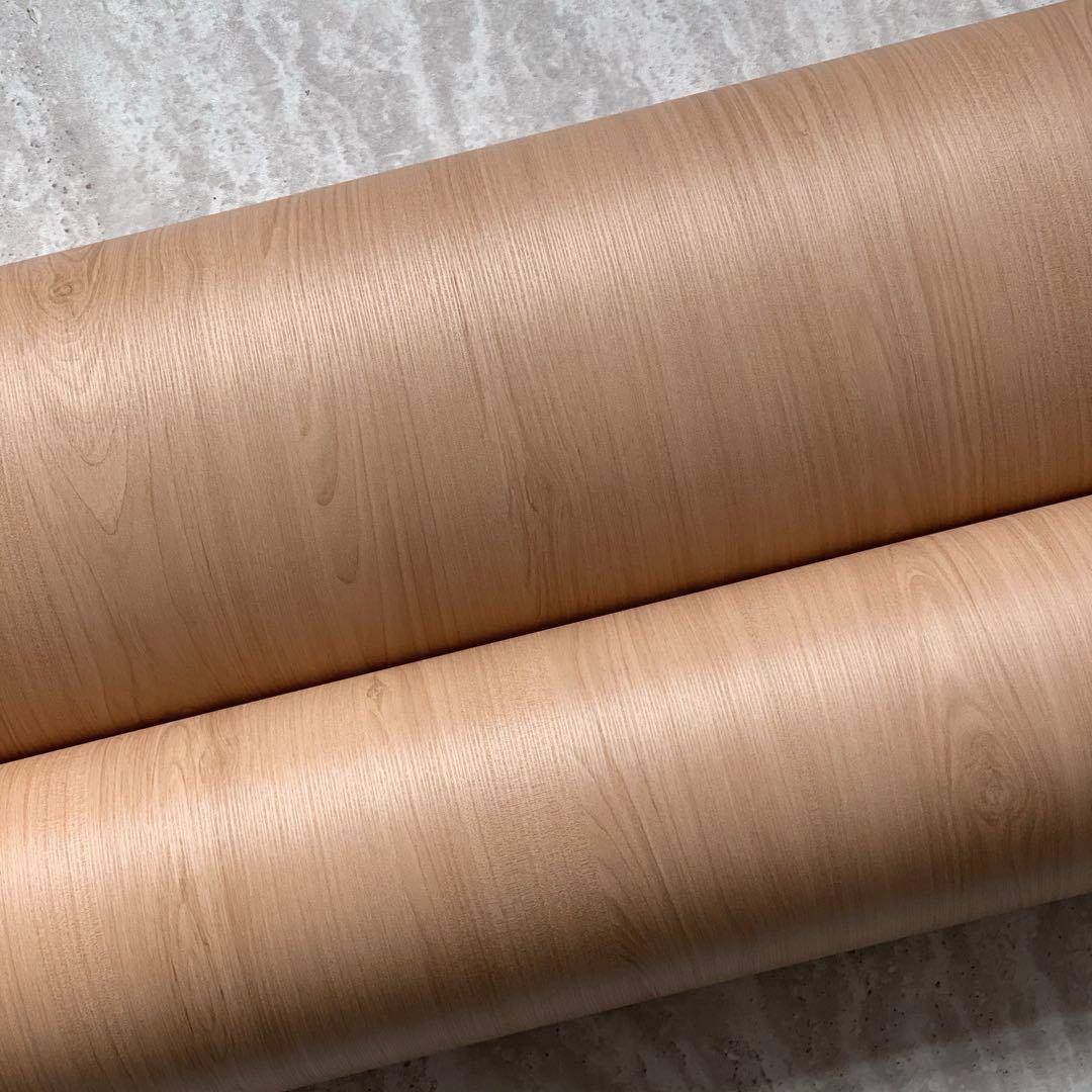 加厚仿真原木纹自粘纸壁翻家具门新改色贴纸HD073纸展墙柜波音软