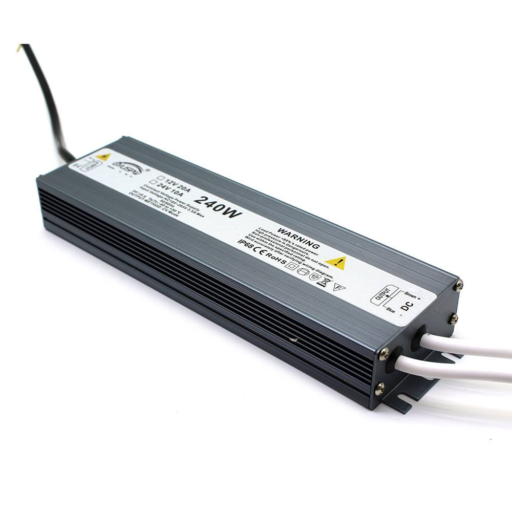 12V240W LED防水电源 恒压驱动路灯 投光灯开关电源 IP67户外电源