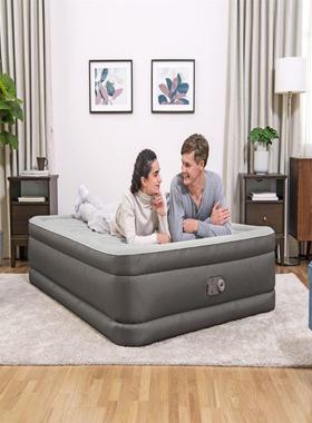 Best气way6050双9人双层布面充床69050内置户泵家用外加厚充气床