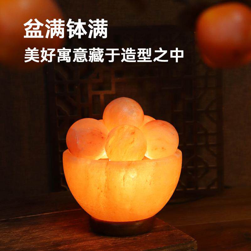 厂家聚宝盆盐喜马雅玫拉盐水晶盐123瑰灯巴基灯斯坦工艺盐灯