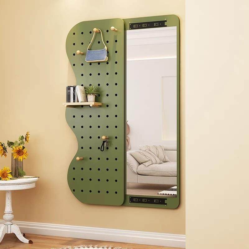 隐形穿试衣镜可关闭全身镜UPD家隐藏式推拉镜子板洞洞用遮挡玄关