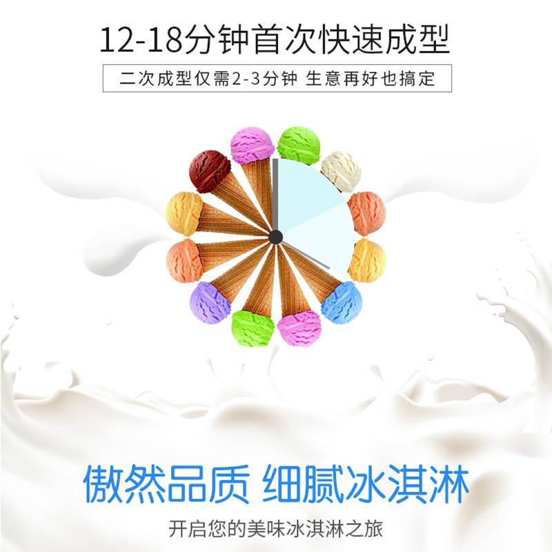 冰淇淋机商用全自动小型甜筒机台式立式雪糕机台式软质冰激凌机器