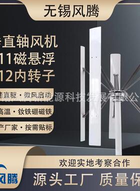 H11/H121000W垂直轴磁悬浮/永磁发电机风力发电24V~380V