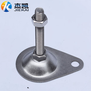 304不锈钢喇叭带耳CD固定调节脚杯调整支撑关节蹄脚机床地脚螺丝