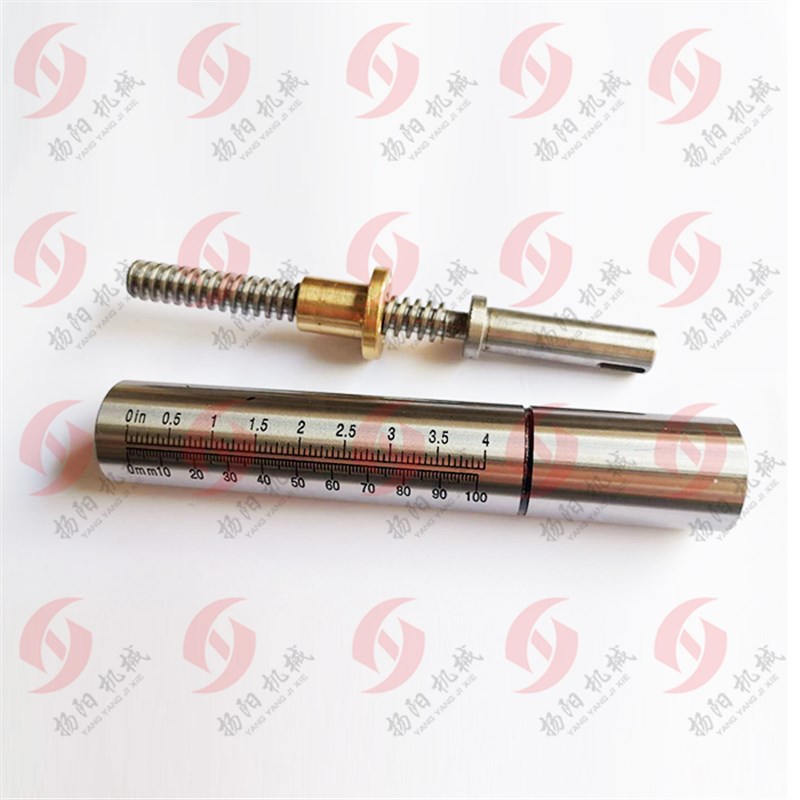 扬州力创CO632C 尾架套筒/外32*长180/尾架丝杆/铜螺母T14*4 原厂