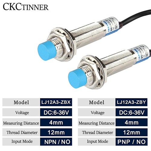 LJ12A3-4-Z/BX BY LJ18A34/BX 接近开关 传感器 NPN PNP 金属感应