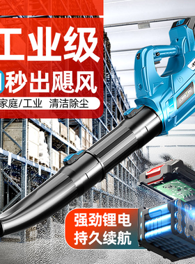 吹风机大功率工业用锂电鼓风机充电式强力无线吹树叶吹落叶吹灰尘