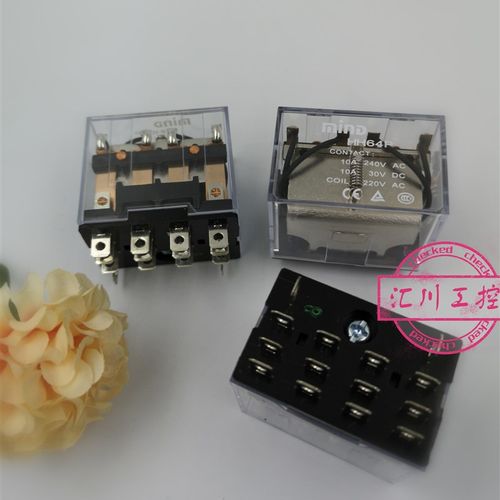 原装MIND无锡明达富士中间继电器小型继电器HH64P/AC220V质保1年