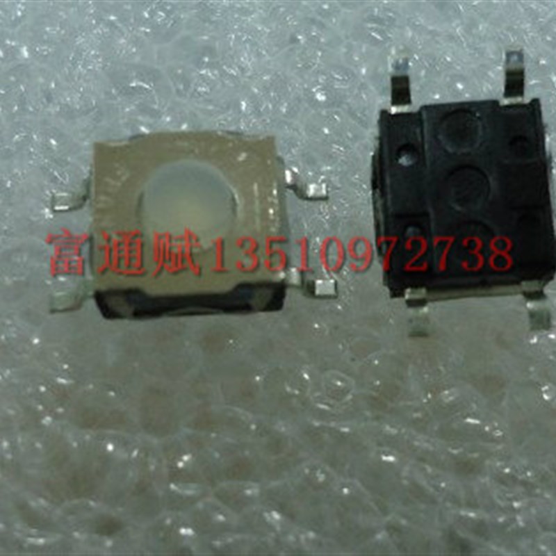 进口法国ITT C&K原装原盘硅胶防水贴片轻触开关按键6*6*3.1