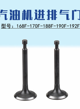 170F汽油机进排气门168水泵抹光机188微耕机2-8KW发电机缸头配件