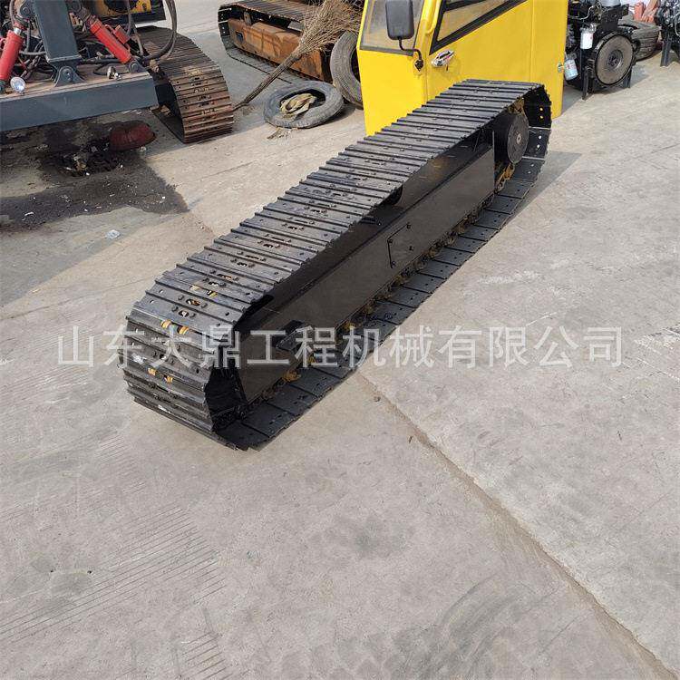 履带底盘液压驱动钢制履带底盘行走农机履带底盘