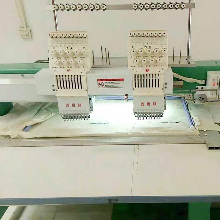 新款家用马头机电脑绣花机15针工业刺绣机全自动小型高速成衣绣