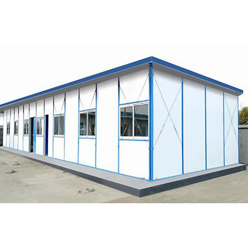 单层K式平顶楼顶加层活动板房轻钢房屋临时工地简易环卫工彩钢房