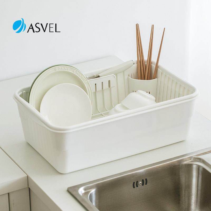 沥水篮日本进口asvel厨房碗碟收纳架子家用台面水槽多功能置物架,3C数码配件,USB多功能数码宝,淘宝优惠券,粉丝福利购,淘宝优惠卷
