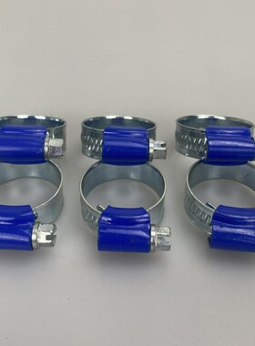 ABA型蓝带喉箍 非不锈钢喉箍水管夹卡箍喉扎 蓝带碳钢喉箍全规格