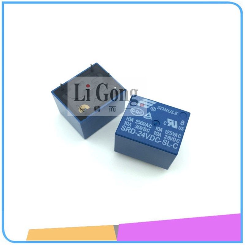 逆变焊机DC24V方形 5脚继电器SRD-24VDC-SL-C逆变焊机维修配件