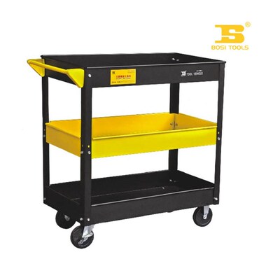 波斯BOSI多功能三层精品工具车810*365*785mm手推车维修工具车