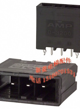 TE 全新 原装正品安普AMP D-3200 3针 直针 1-178136-5 插座