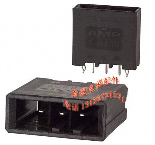 TE 全新 原装正品安普AMP D-3200 3针 直针 1-178136-5 插座