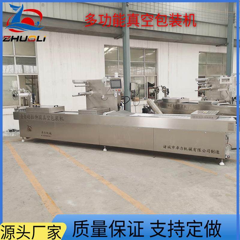 商用大型话梅真空包装机全自动话梅果脯拉伸膜充气包装机
