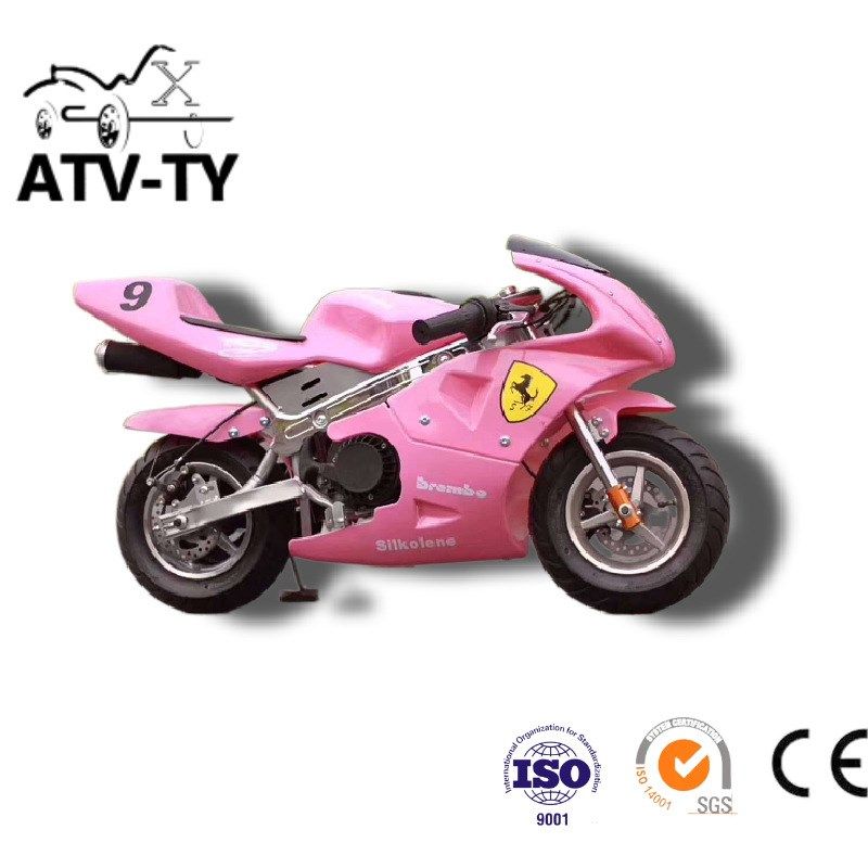 2019新款 49cc迷你摩托车 迷你小跑车小趴赛车 电启动小摩托车