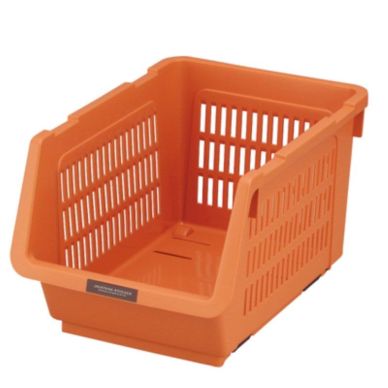 日本进口叠加式收纳筐水果蔬菜收纳篮厨房浴室收纳整理架置物筐