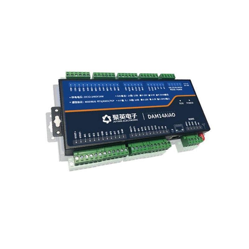 DAM14AIAO-MT模拟量输入输出模块14路4-20mA电流电压采集远程控制