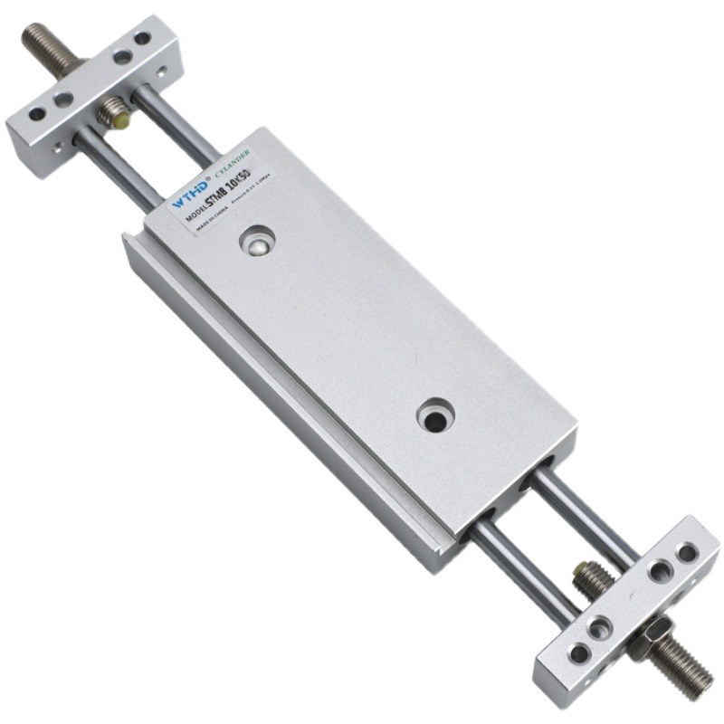 STMB双杆滑台气缸汽缸10大推力小型气动带导杆双轴可调行程气缸16