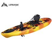 滚塑皮划艇 单人脚踏卡亚克舟 脚踏皮划艇 单人脚踏船 十尺脚踏船