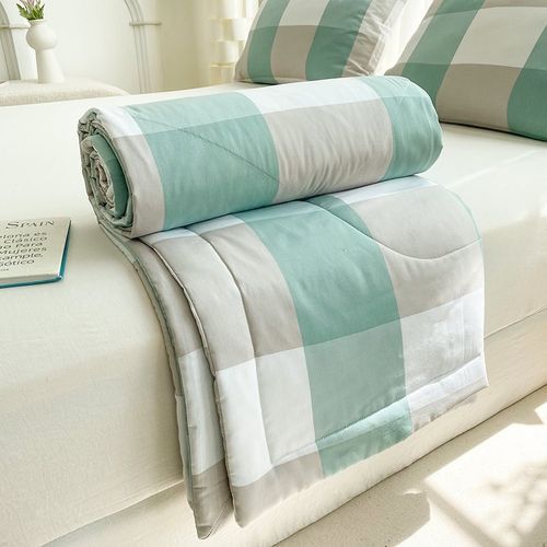 苏香绸舒香绸绵绸棉绸夏被夏凉被水洗空调被人造棉冰丝绸薄冷气被