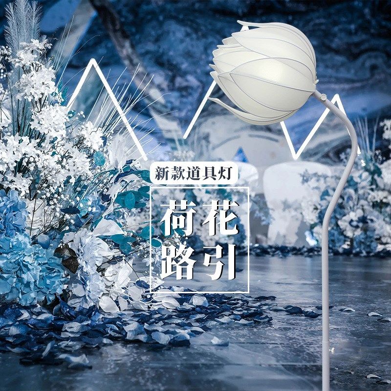 新款婚庆铁艺发光荷花花蕾路引灯光装饰婚礼场景布置舞台摆件道具,节庆用品/礼品,拱门,淘宝优惠券,粉丝福利购,淘宝优惠卷