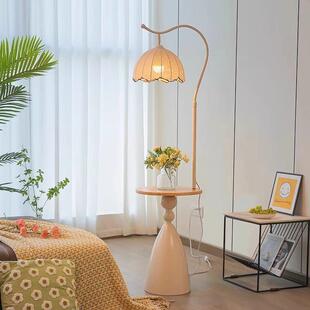 448古风落地置灯厅客沙发几茶复古氛围一体美式物架卧室床头柜台