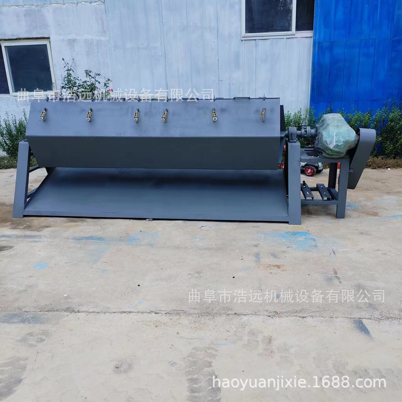 建筑工地钢管铁棒除锈抛光机