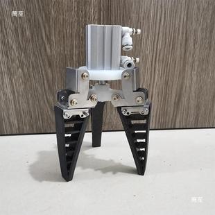 适柔性机械爪仿生柔性机手指缸软体自应气动械柔性夹809爪三爪气