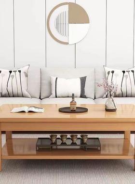 简桌子中FJZ式长方形茶桌约茶几厅茶桌家用小户多功能茶几办公型