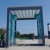 摇摆搅洗车机拌站闭洗车机用矿封 洗CEP车机隆茂鑫晟