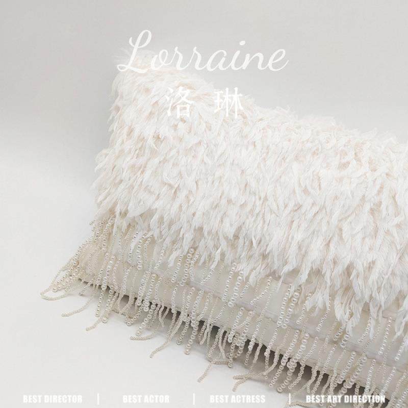 99床奢简珍轻珠花朵刺绣枕套客厅约沙发小腰枕样板间头装饰枕,居家布艺,抱枕被,淘宝优惠券,粉丝福利购,淘宝优惠卷