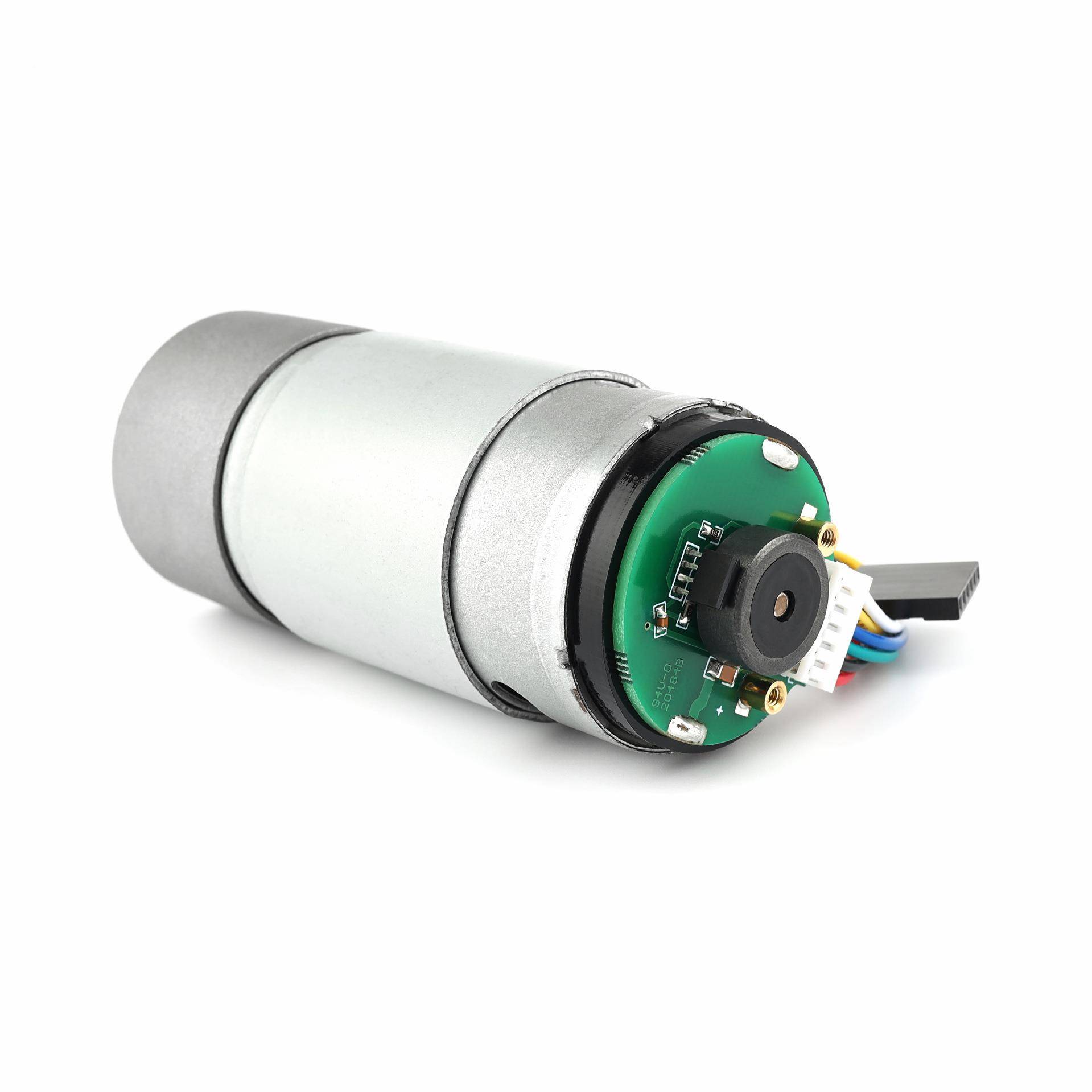 GB37-服555直减速电机霍尔测速大扭流555力智能小车底盘伺马达