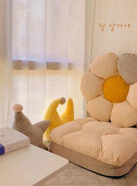 懒人折沙发榻榻米单人叠床上靠背座飘椅子AHI宿舍垫日式坐窗小沙