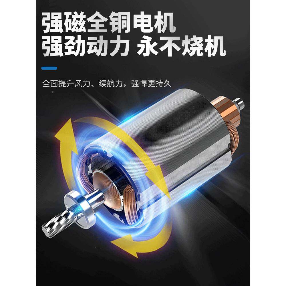 烧烤鼓风机充锂电电户小外吹风无品牌/机手电动无线型木持炭生火