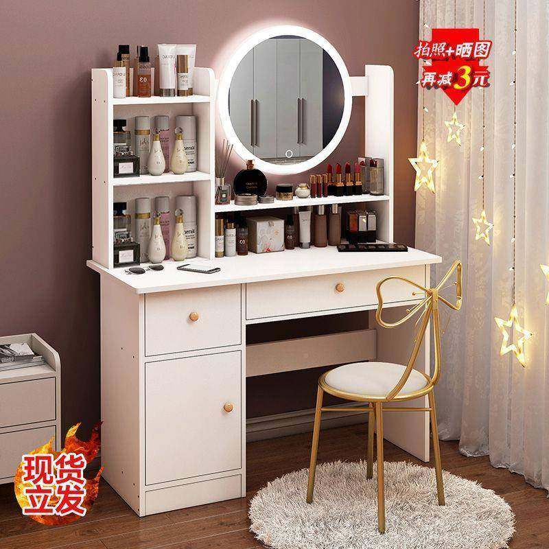 现代简约妆网室红梳妆妆台收纳柜一体化台卧小型化桌小SZP户型梳,家装主材,卫浴五金组合套装/挂件套餐,淘宝优惠券,粉丝福利购,淘宝优惠卷